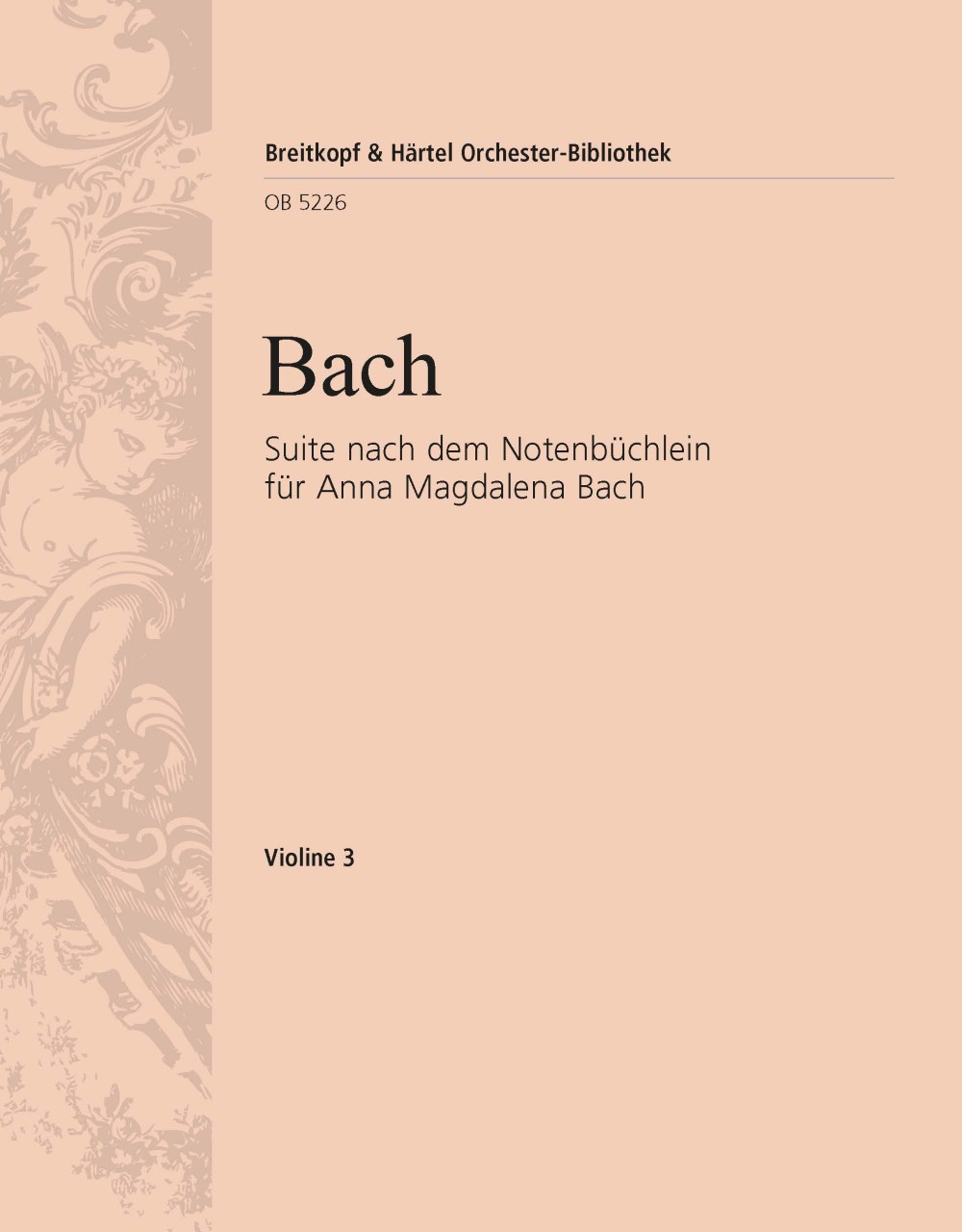 Vorderes Coverbild Suite Notenbüchlein A.M. Bach