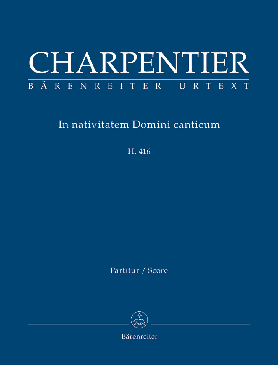 Vorderes Coverbild In nativitatem Domini canticum H 416