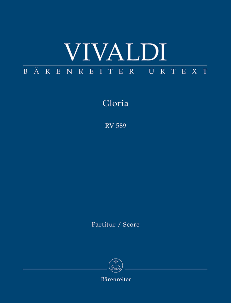 Vorderes Coverbild Gloria RV 589