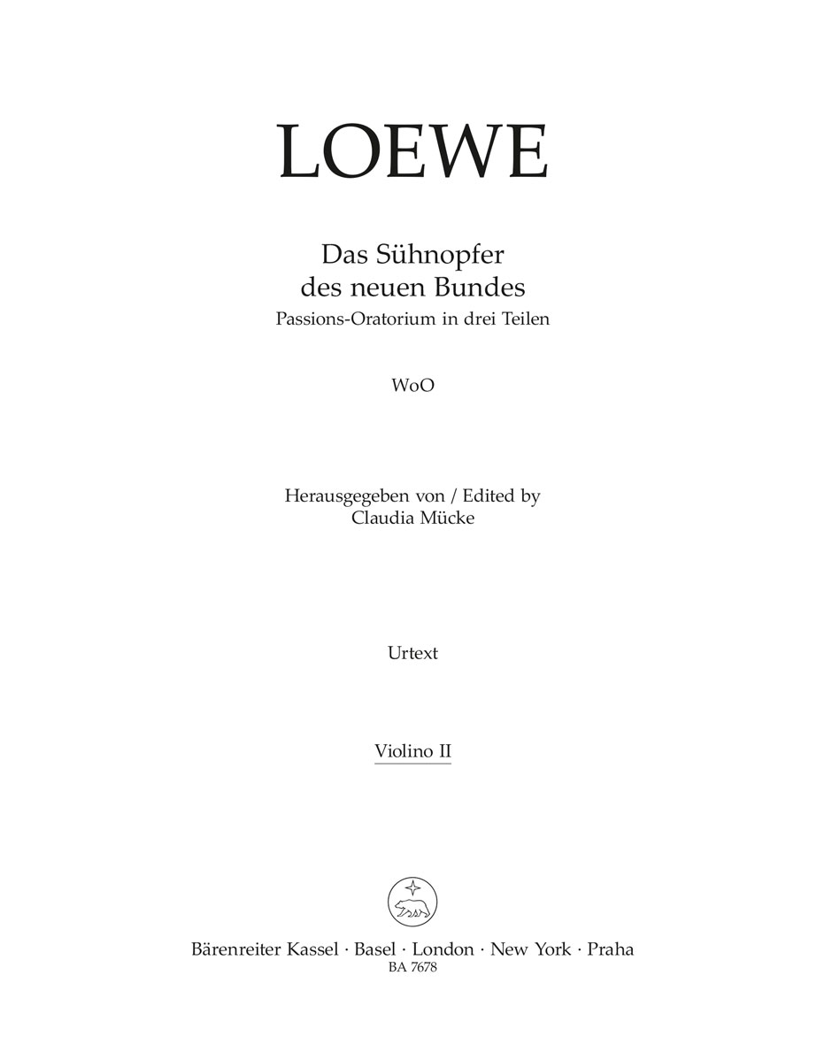 Vorderes Coverbild Das Sühnopfer des neuen Bundes WoO