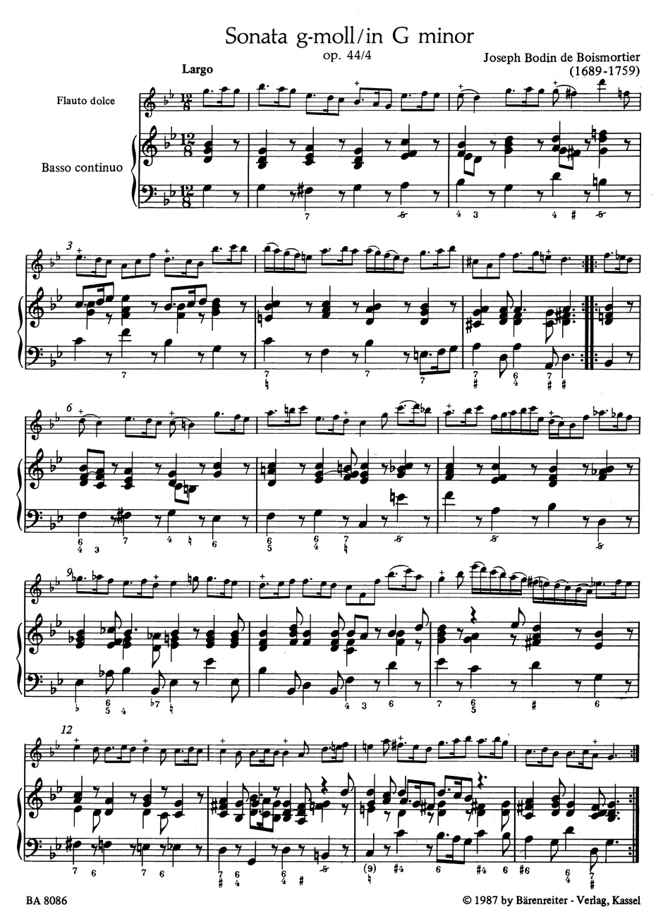Anderes Coverbild Sonate g-Moll op. 44/4