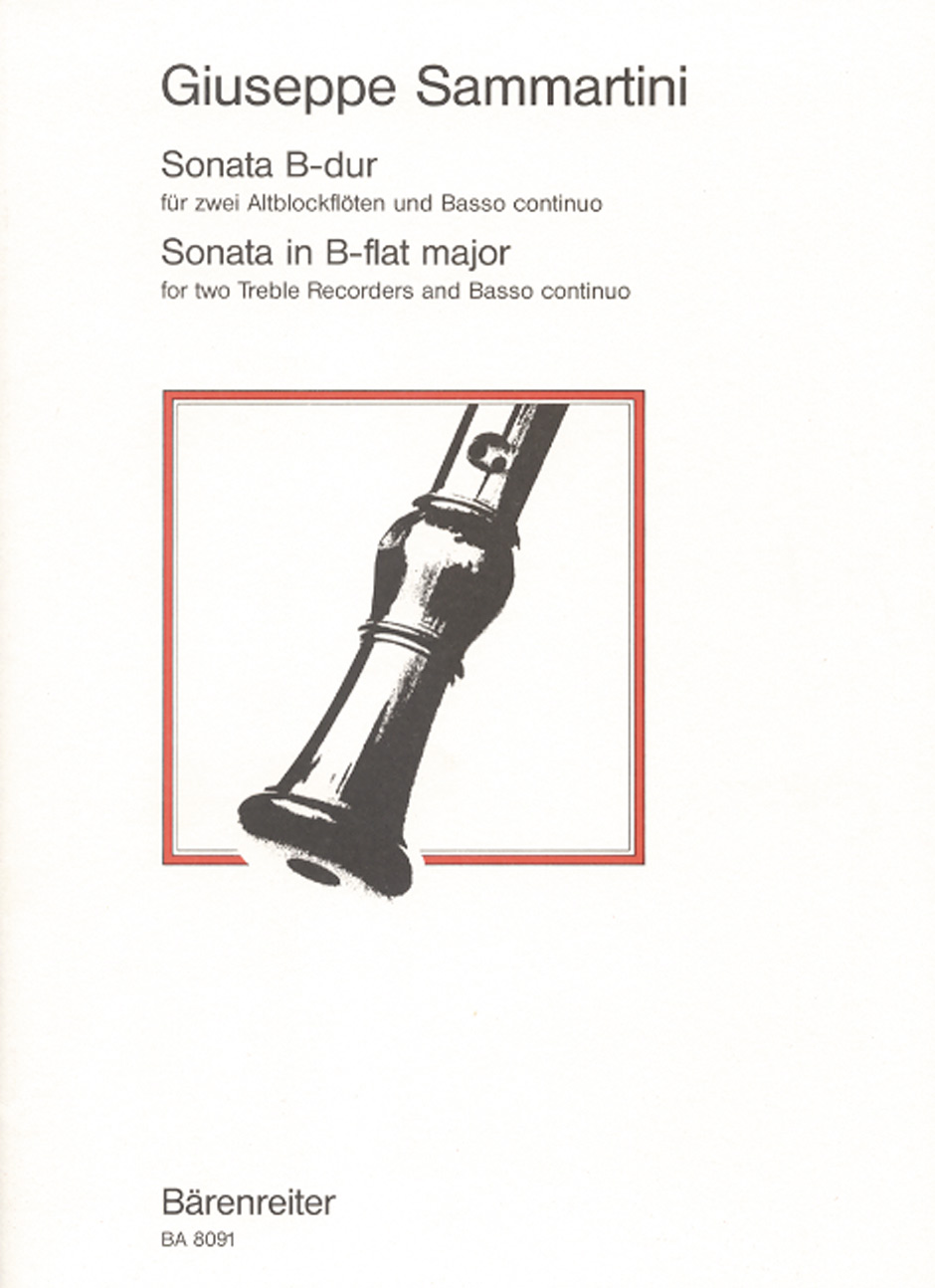 Vorderes Coverbild Sonate B-Dur