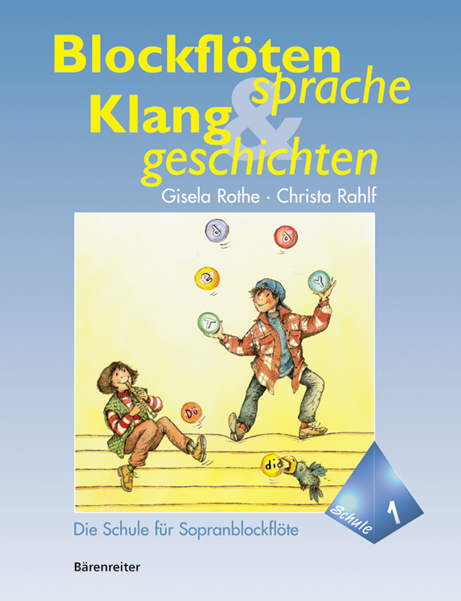 Vorderes Coverbild Blockflötensprache und Klanggeschichten. Band 1