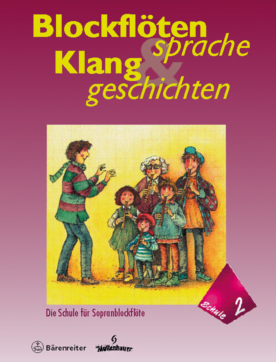 Vorderes Coverbild Blockflötensprache und Klanggeschichten. Band 2