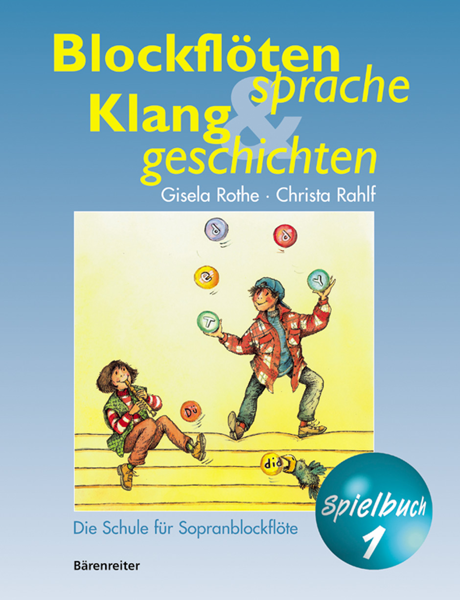 Vorderes Coverbild Blockflötensprache und Klanggeschichten. Spielbuch 1