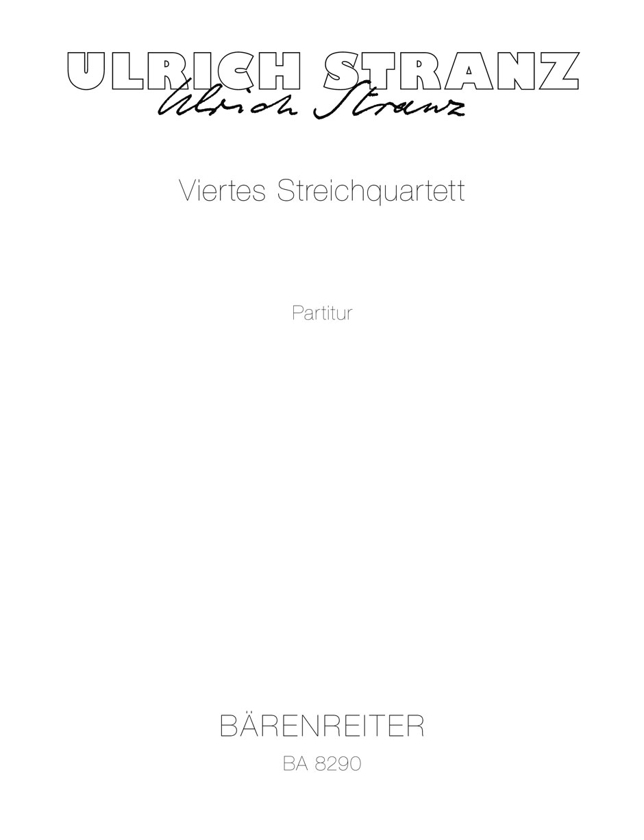 Vorderes Coverbild Viertes Streichquartett (2000)