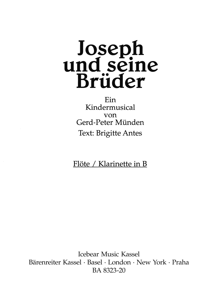 Vorderes Coverbild Joseph und seine Brüder