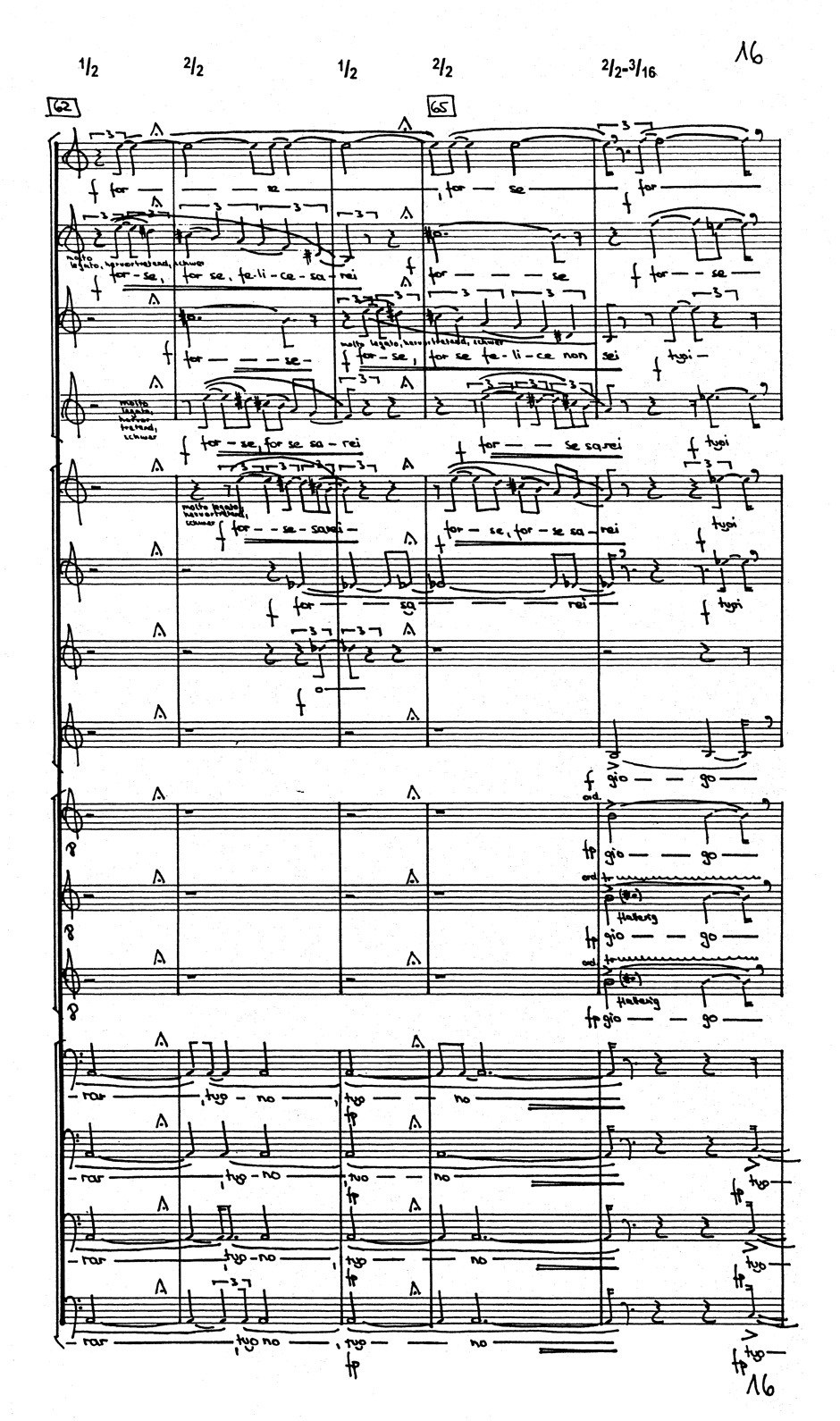 Anderes Coverbild Ricordanza für 15-stimmigen Chor a cappella (2003)