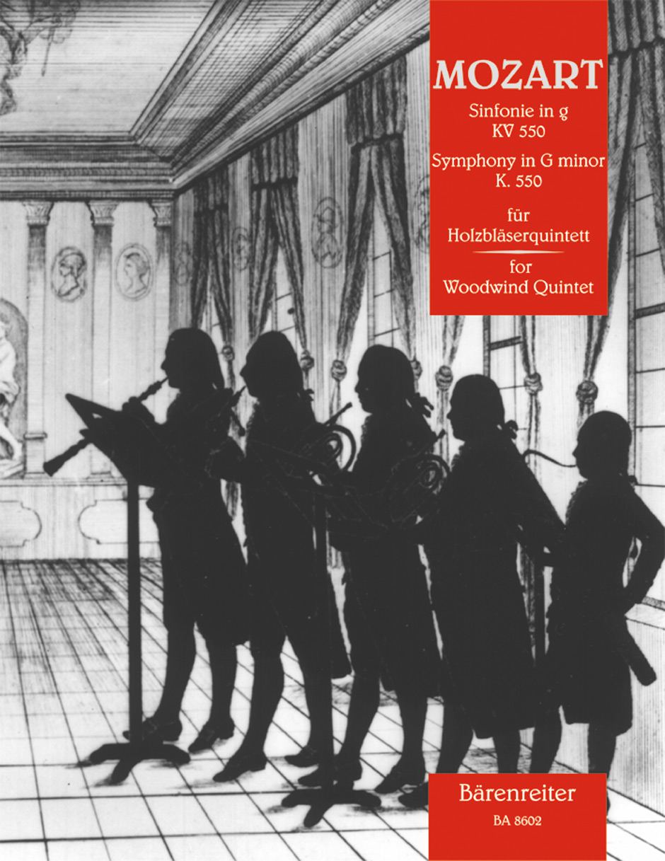 Vorderes Coverbild Sinfonie für Holzbläserquintett g-Moll KV 550