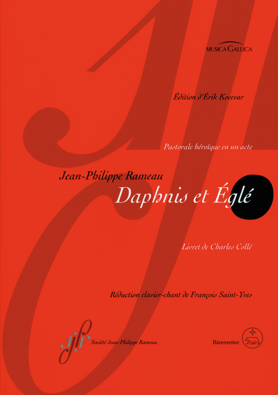 Vorderes Coverbild Daphnis et Églé RCT 34