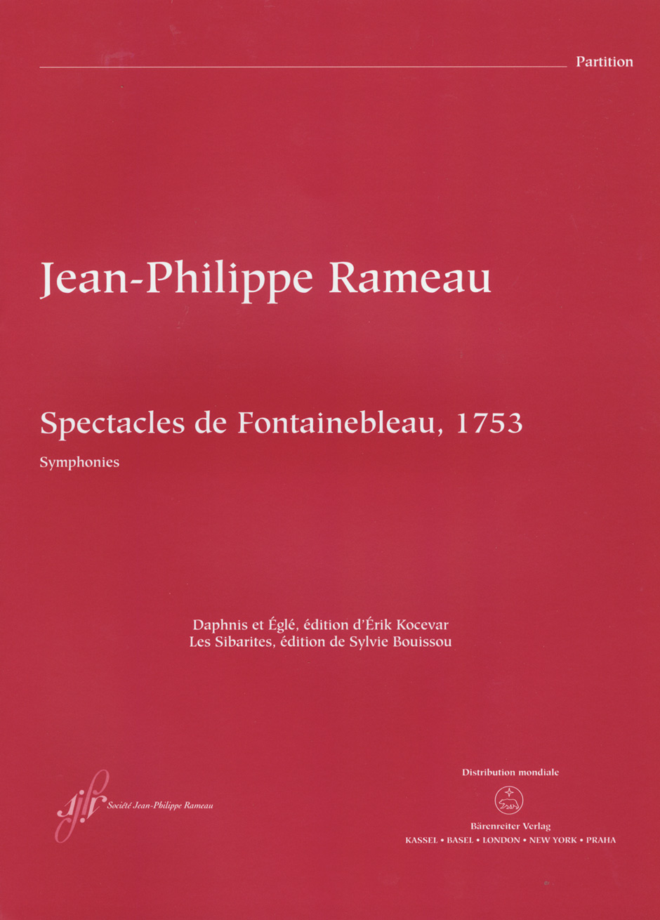 Vorderes Coverbild Spectacles de Fontainebleau (1753)