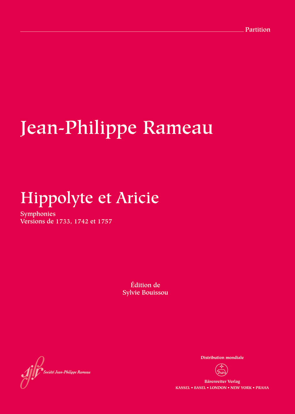 Vorderes Coverbild Hippolyte et Aricie RCT 43