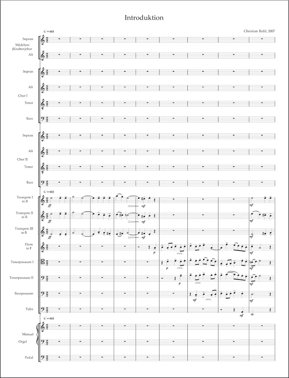 Vorderes Coverbild Der Herr ist mein Hirt für 8stimmigen gem. Chor, 3-4stimmigen Oberchor, Blechbläser und Orgel (2007)