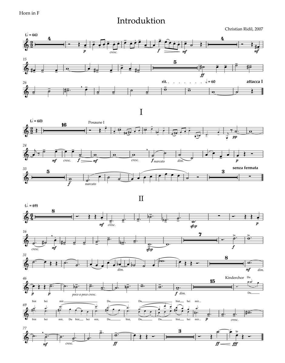 Vorderes Coverbild Der Herr ist mein Hirt für 8stimmigen gem. Chor, 3-4stimmigen Oberchor, Blechbläser und Orgel (2007)