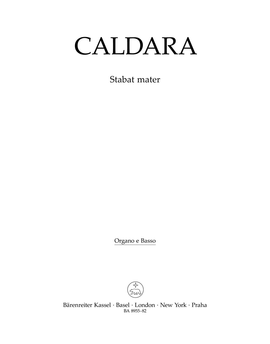 Vorderes Coverbild Stabat mater