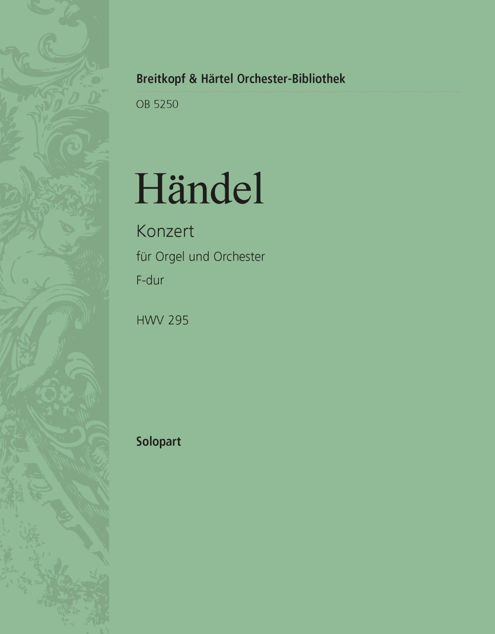 Vorderes Coverbild Orgelkonzert F-dur (Nr.13) HWV295