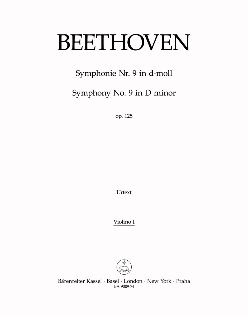 Vorderes Coverbild Symphonie Nr. 9 d-Moll op. 125