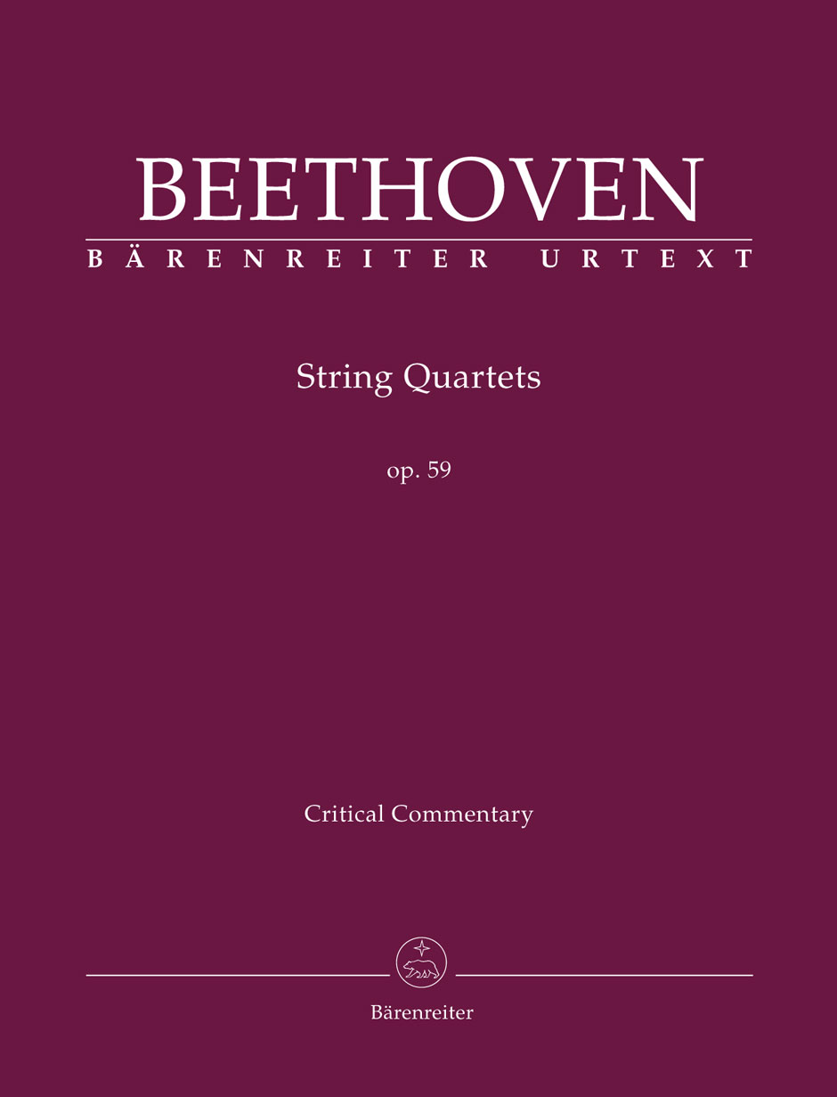 Vorderes Coverbild Streichquartette op. 59
