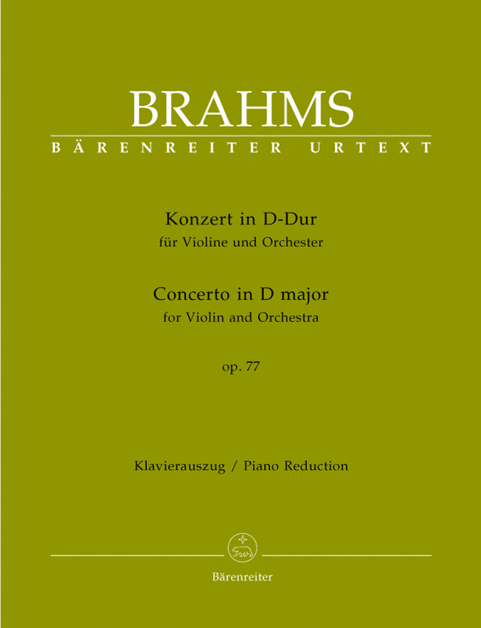 Vorderes Coverbild Konzert für Violine und Orchester D-Dur op. 77