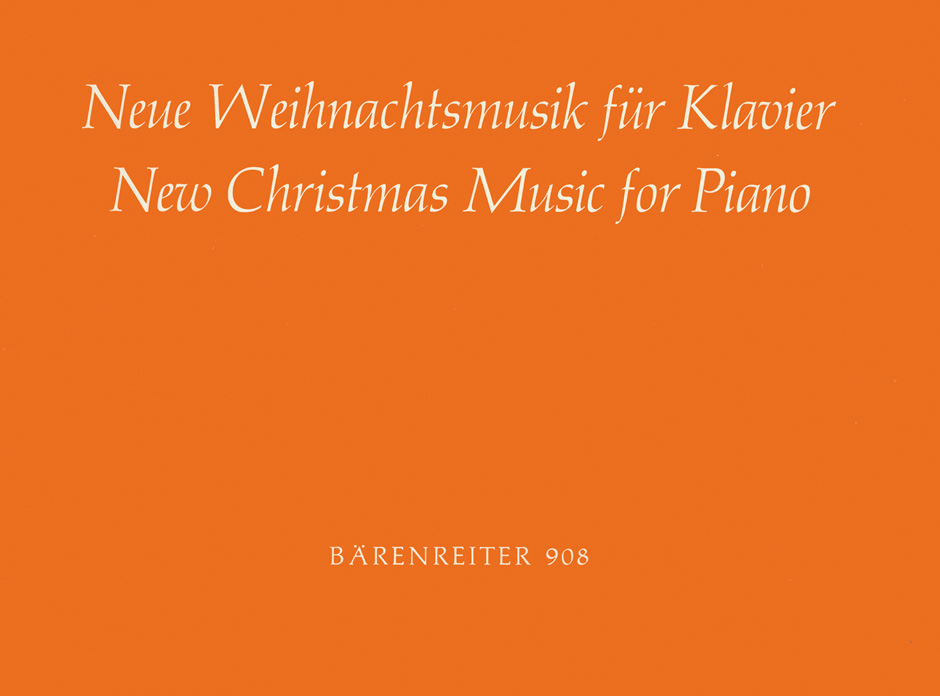 Vorderes Coverbild Neue Weihnachtsmusik für Klavier oder andere Tasteninstrumente