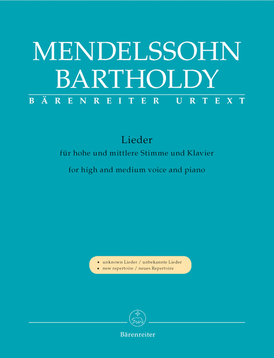 Vorderes Coverbild Lieder für hohe und mittlere Stimme und Klavier