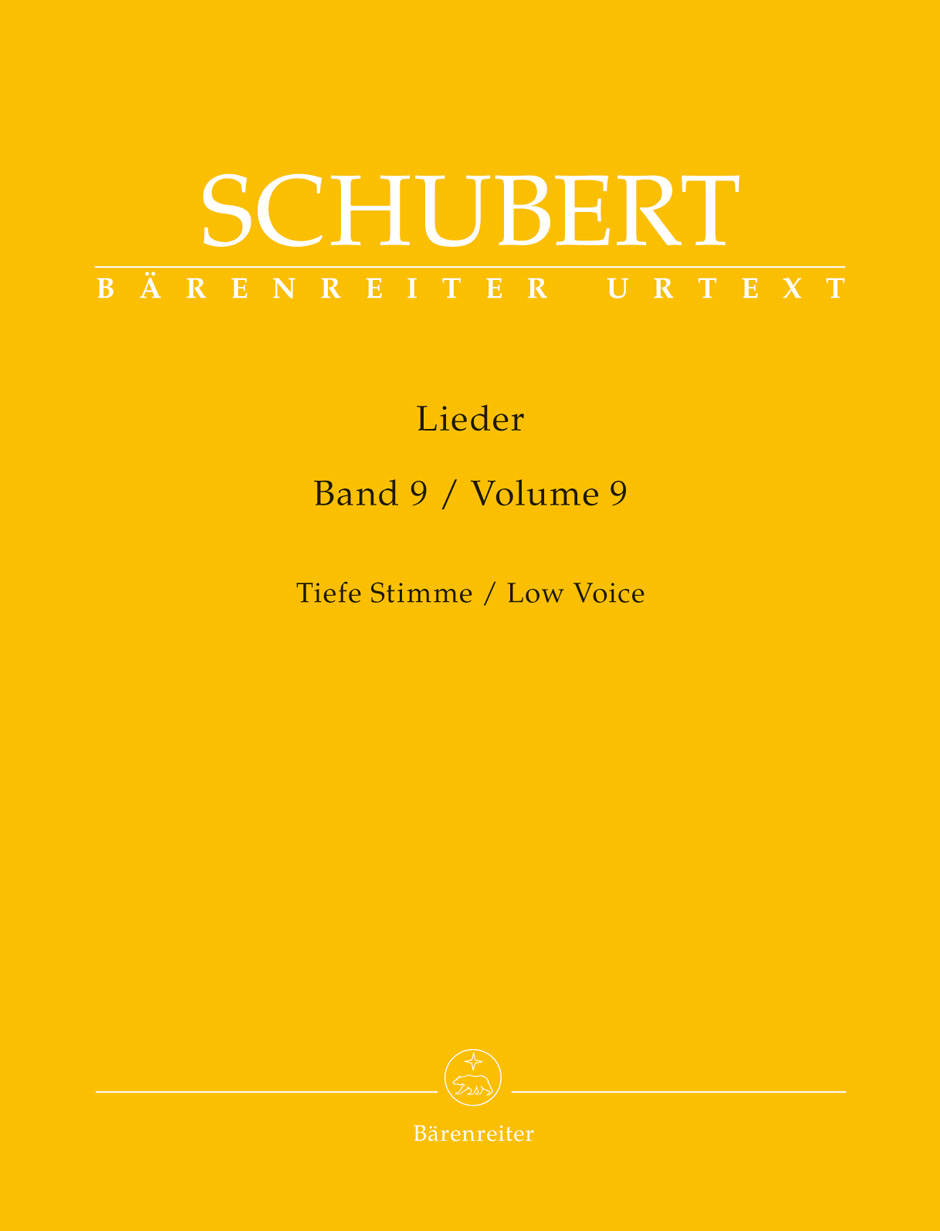 Vorderes Coverbild Lieder Tiefe Stimme Band 9