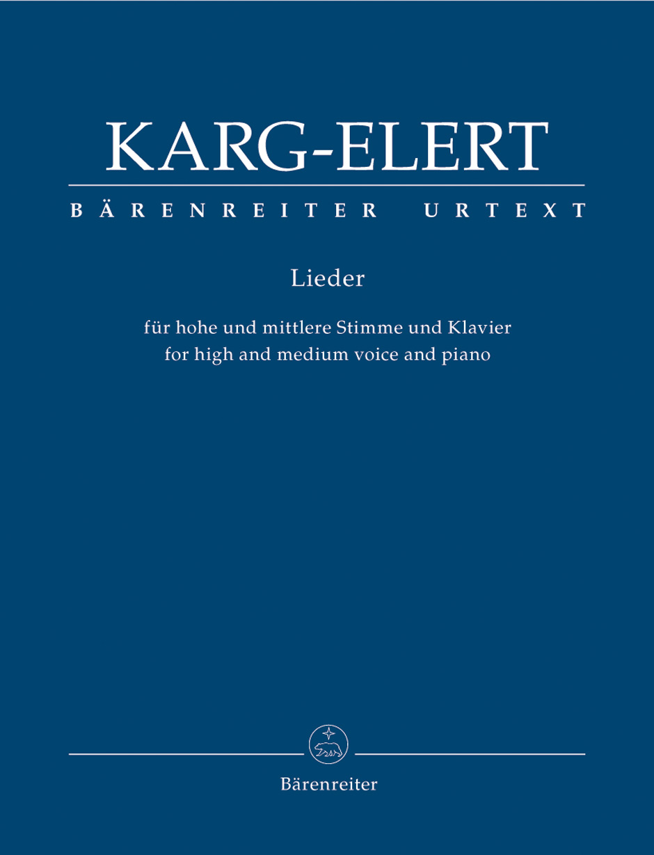 Vorderes Coverbild Lieder für hohe und mittlere Stimme und Klavier