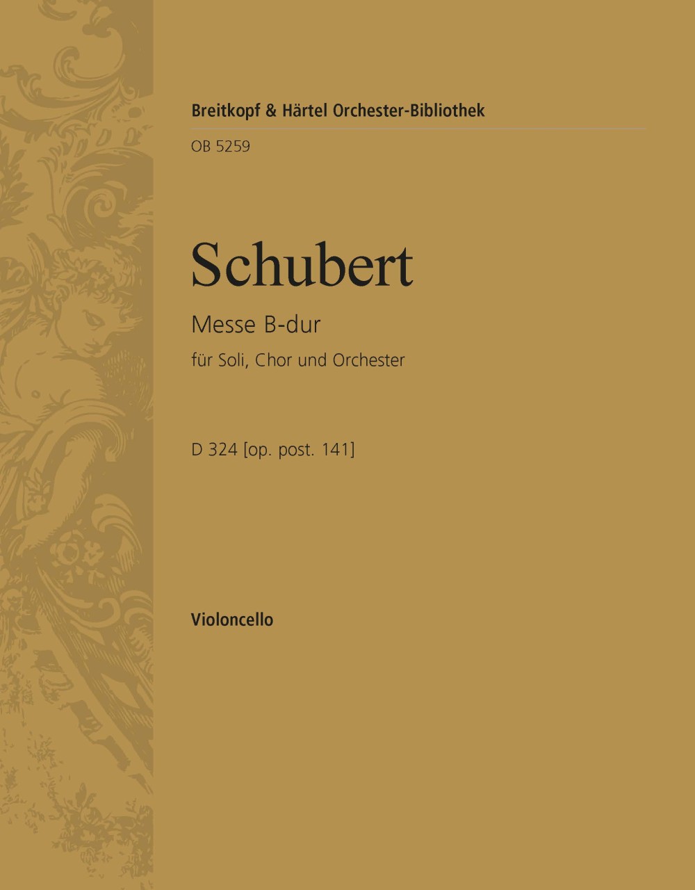Vorderes Coverbild Messe B-dur D 324 [op. post. 141]
