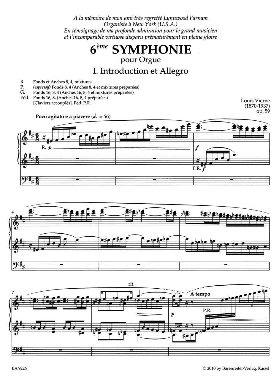Anderes Coverbild 6. Symphonie op. 59 (1930)
