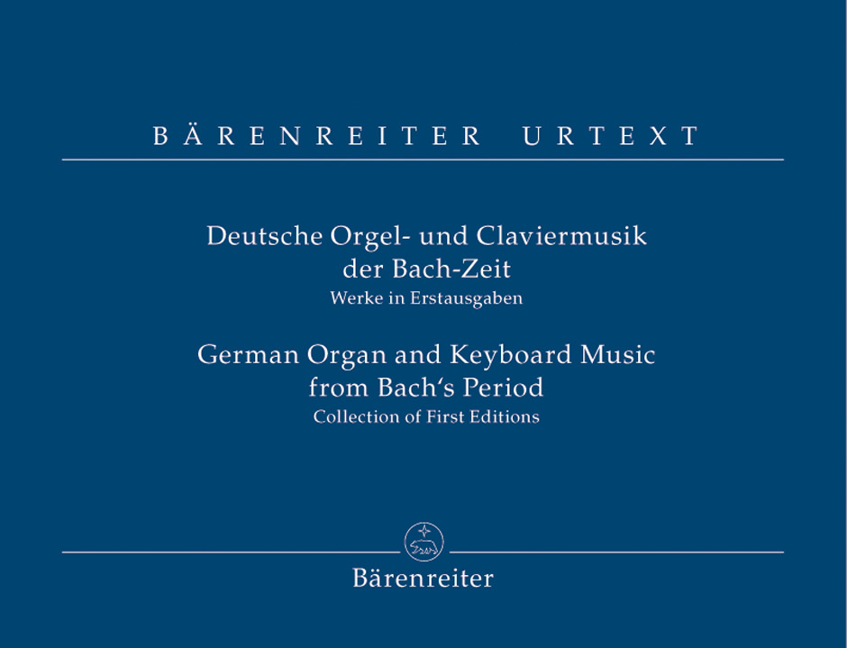 Vorderes Coverbild Deutsche Orgel- und Claviermusik der Bach-Zeit