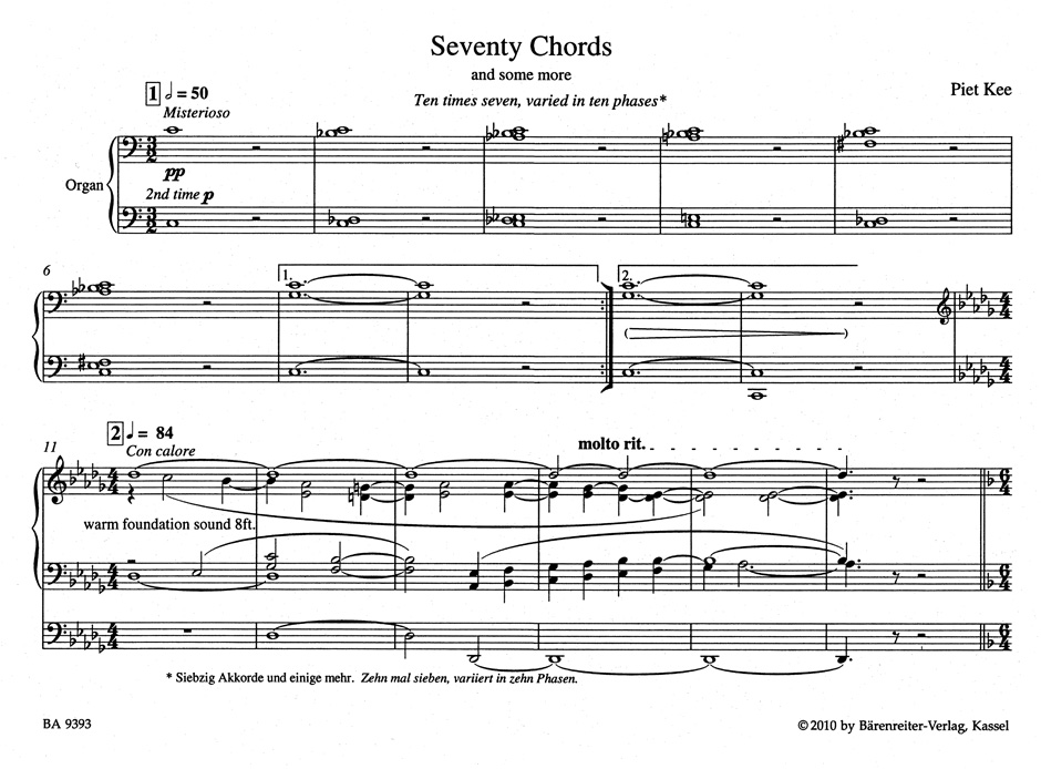 Anderes Coverbild Three Organ Pieces
