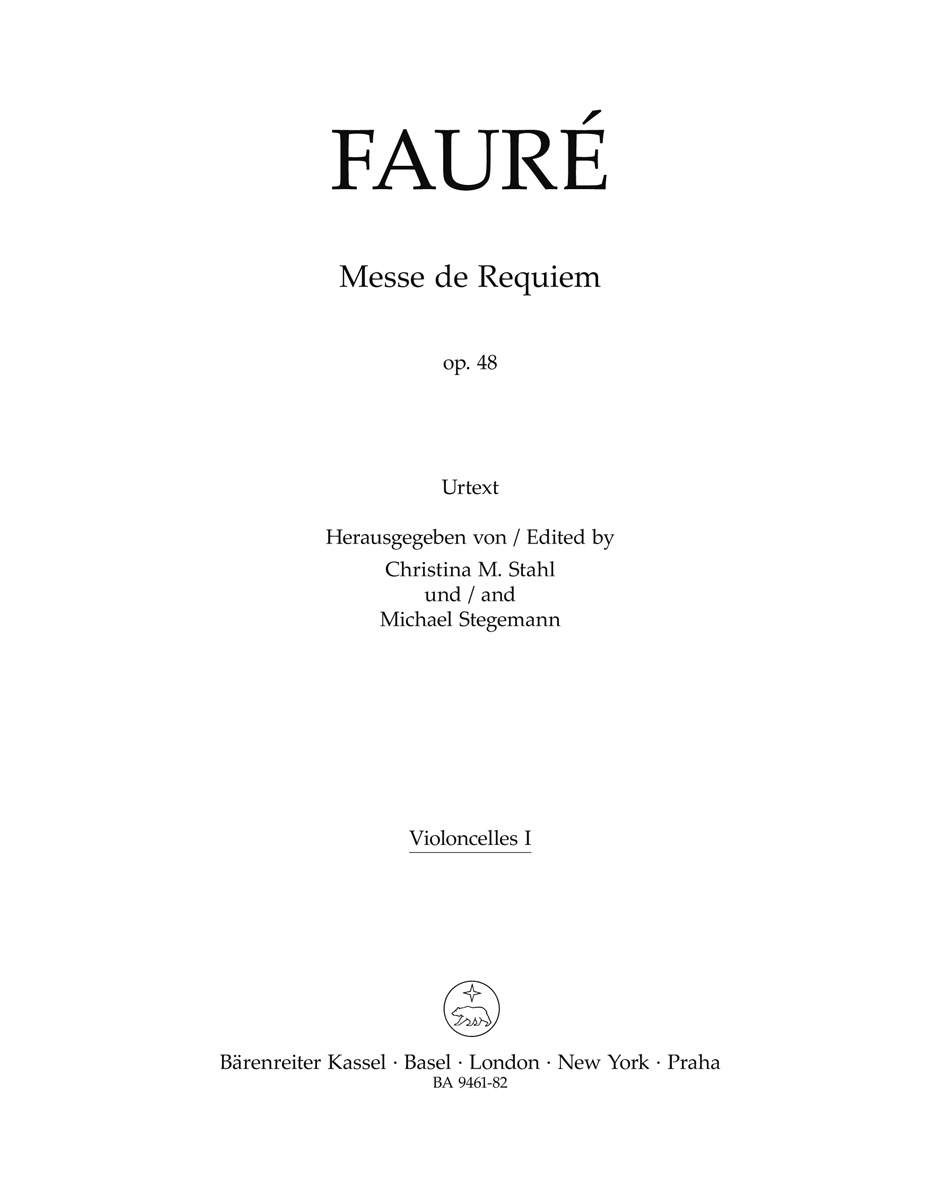 Vorderes Coverbild Messe de Requiem op. 48 N 97b
