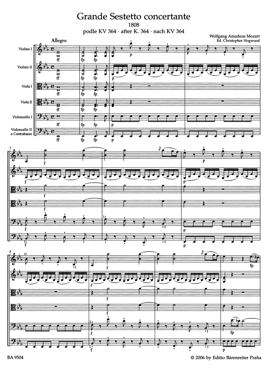 Anderes Coverbild Grande sestetto concertante für Streichsextett