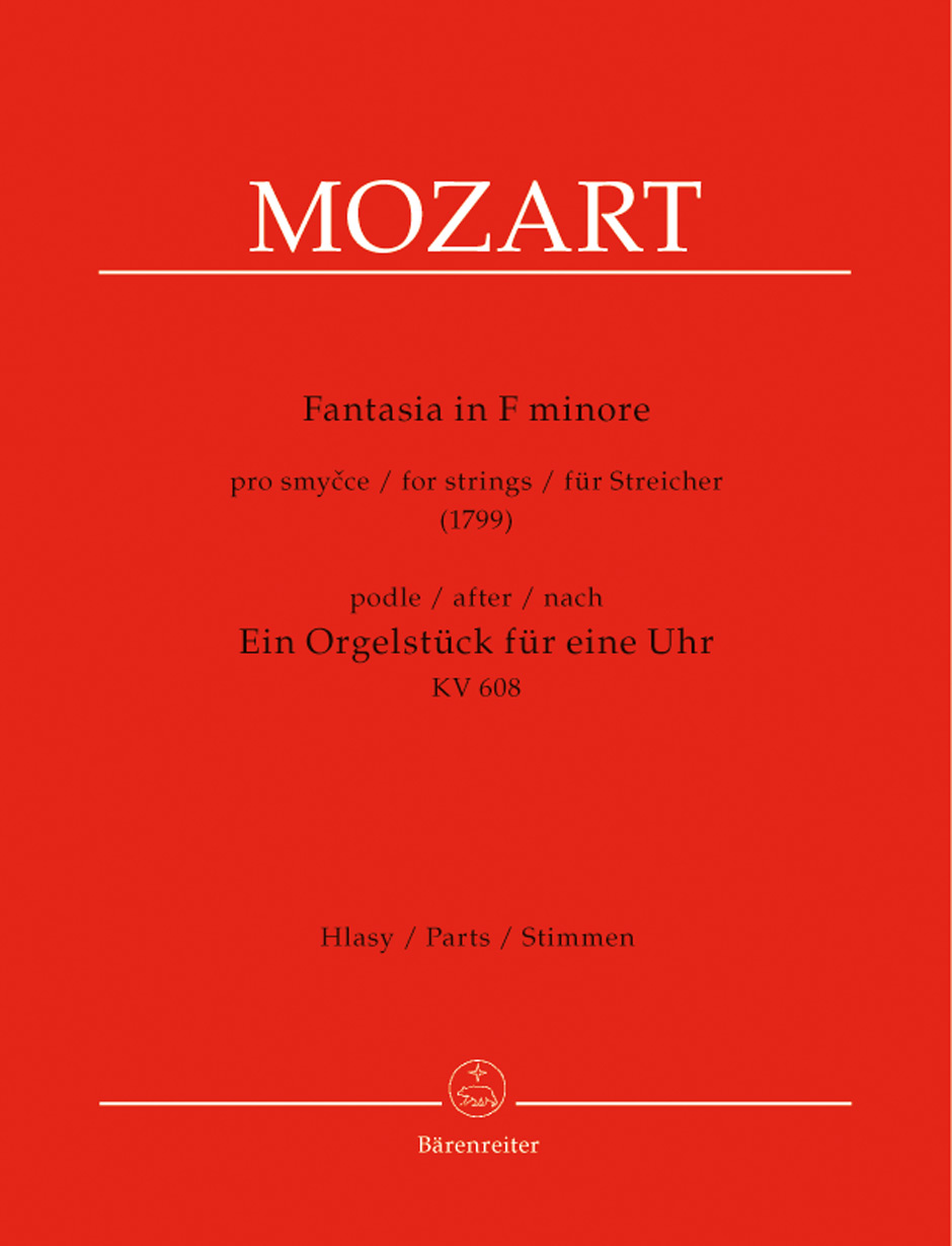 Vorderes Coverbild Fantasia für Streicher f-Moll (1799)