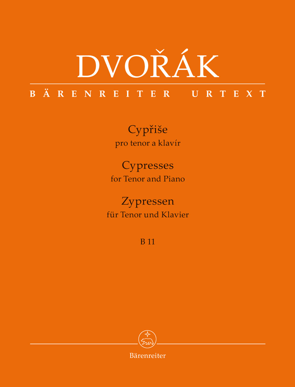 Vorderes Coverbild Cypriše (Zypressen) für Tenor und Klavier B 11