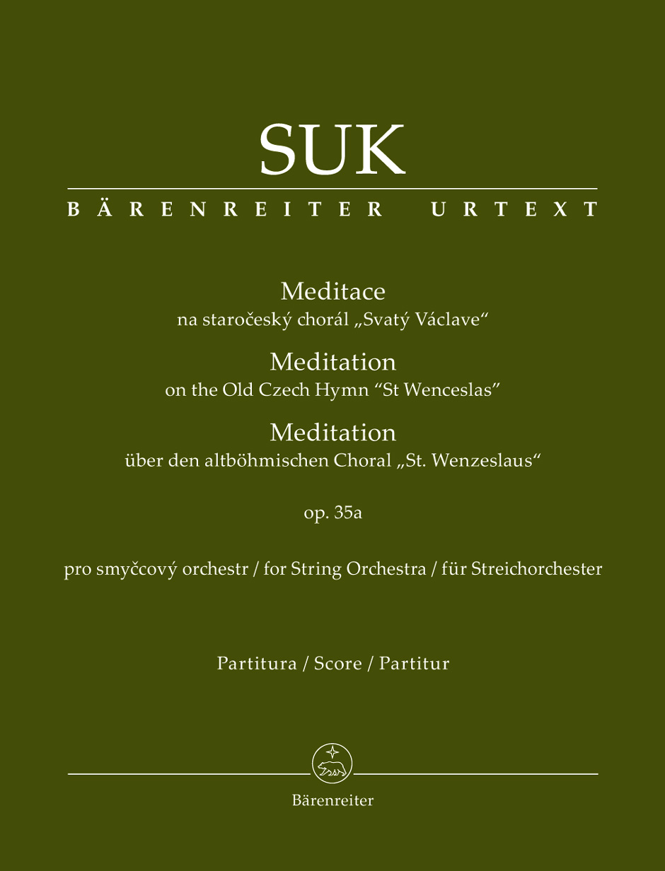 Vorderes Coverbild Meditation über den altböhmischen Choral "St. Wenzeslaus" für Streichorchester op. 35a