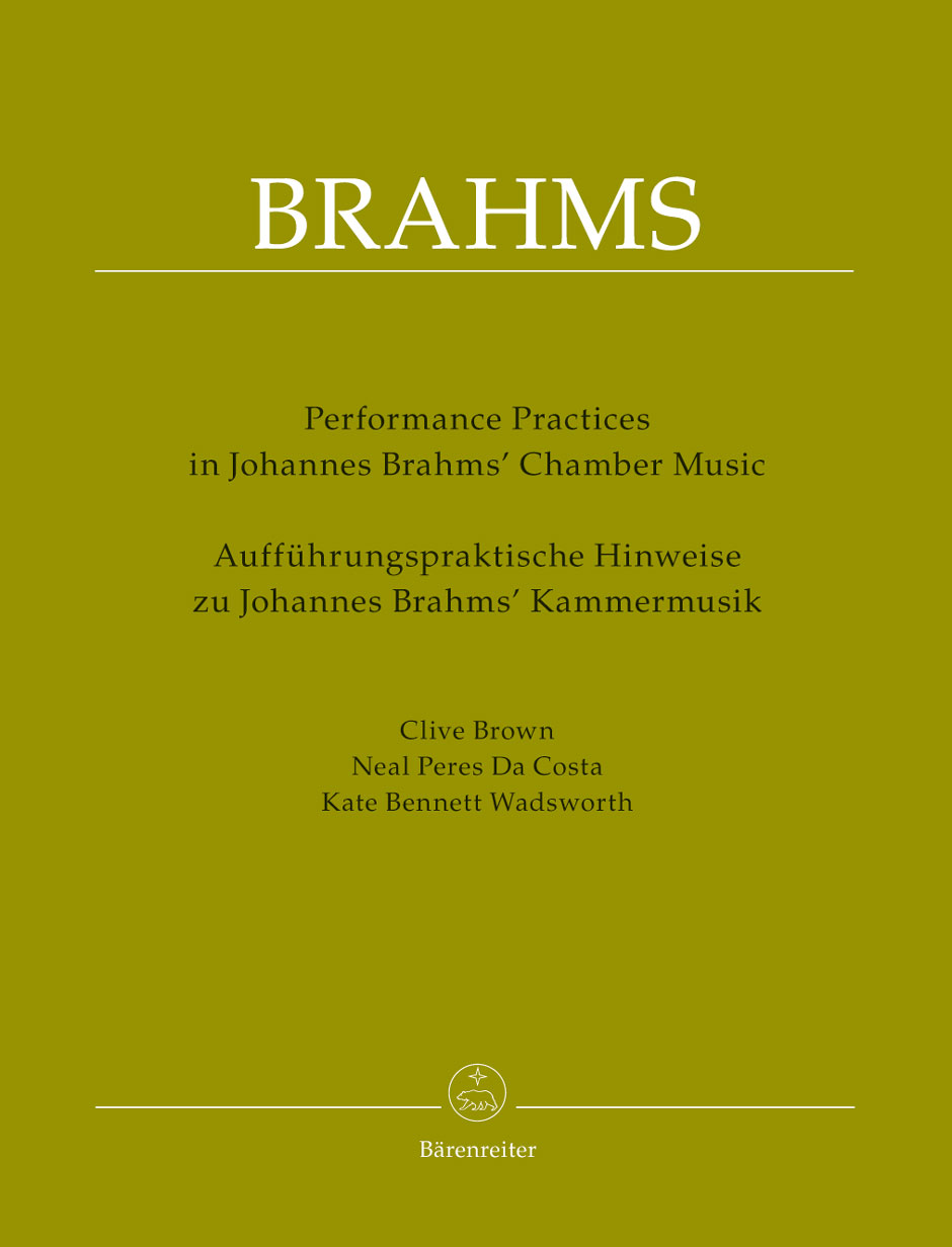 Vorderes Coverbild Aufführungspraktische Hinweise zu Johannes Brahms' Kammermusik