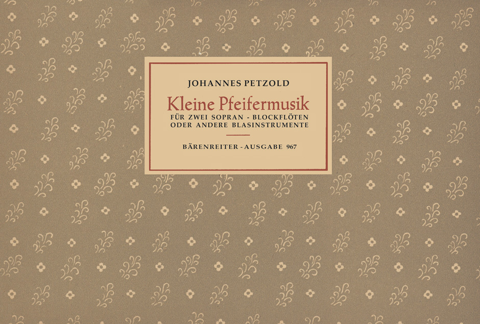 Vorderes Coverbild Kleine Pfeifermusik