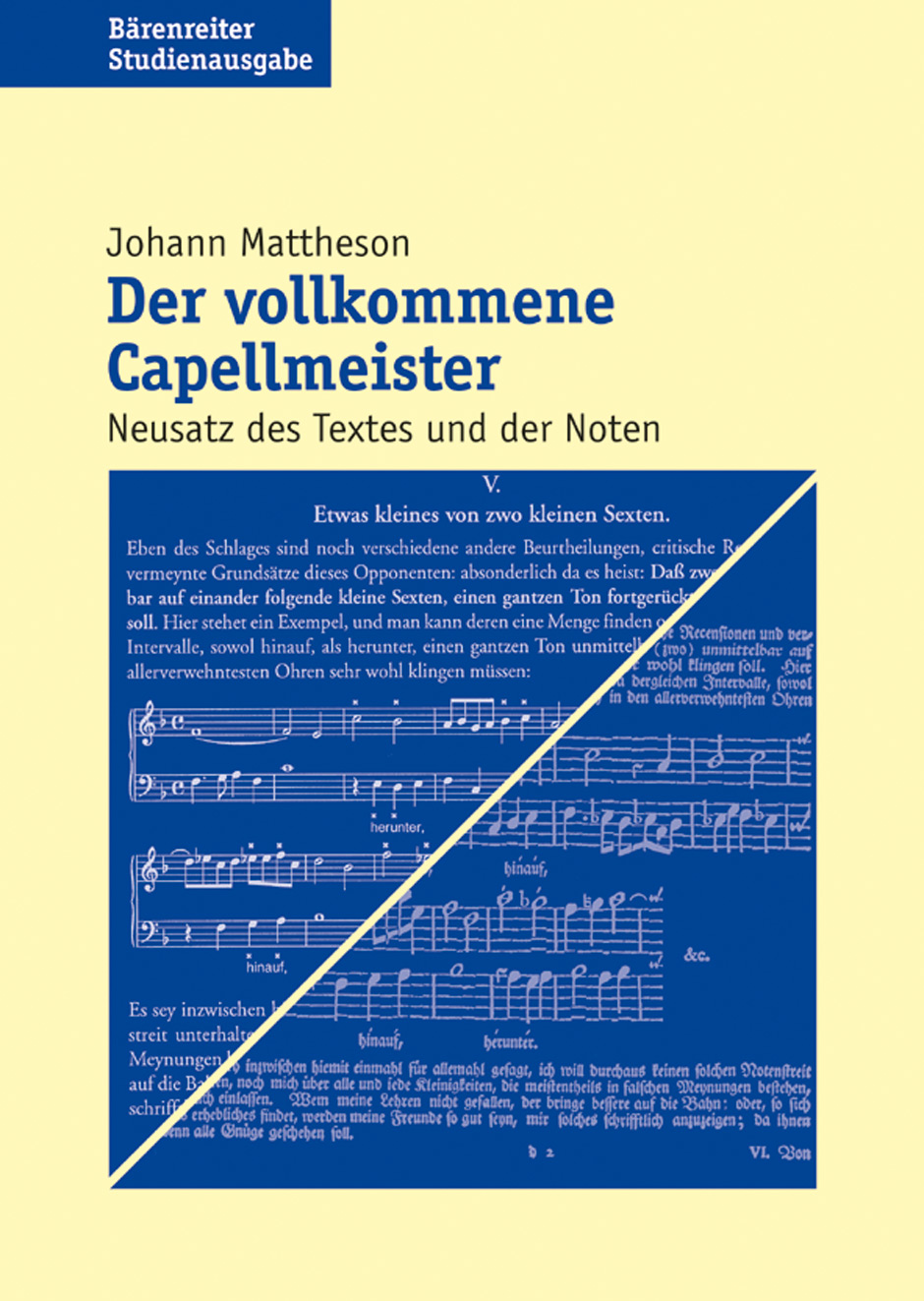 Vorderes Coverbild Der vollkommene Capellmeister
