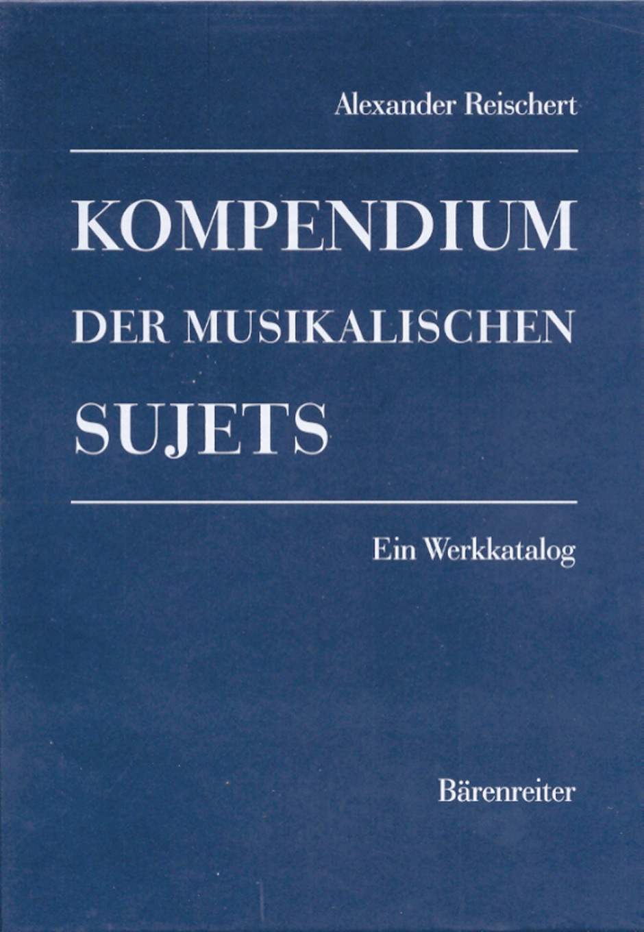 Vorderes Coverbild Kompendium der musikalischen Sujets
