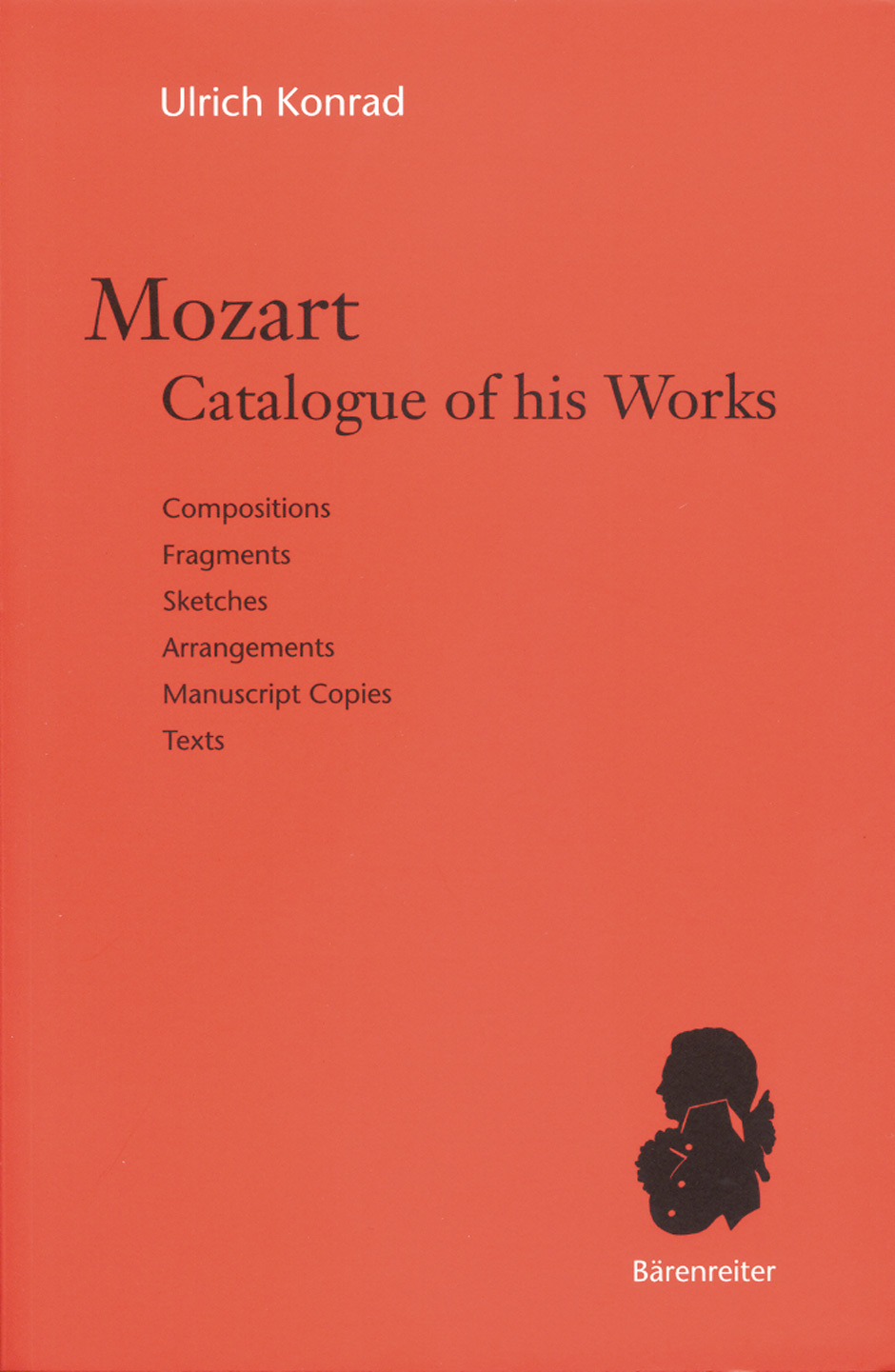 Vorderes Coverbild Mozart. Catalogue of his Works