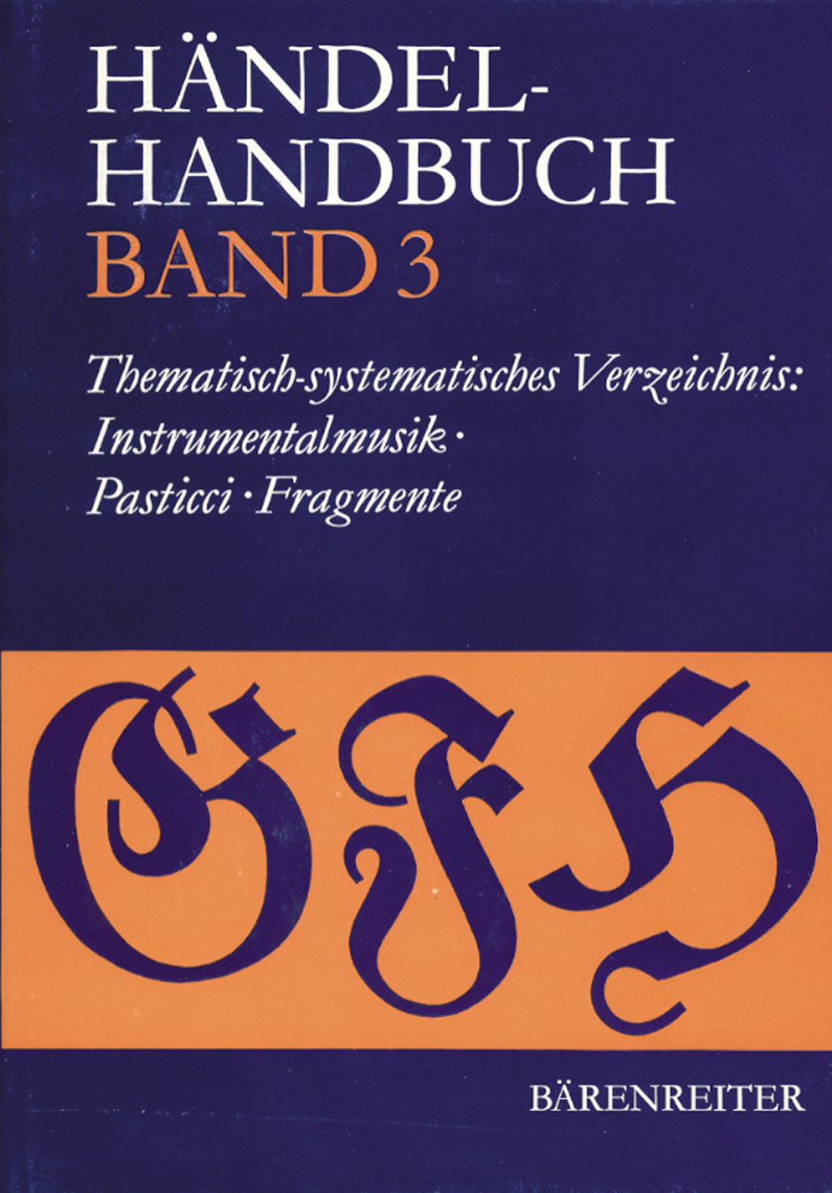 Vorderes Coverbild Händel-Handbuch Band 3