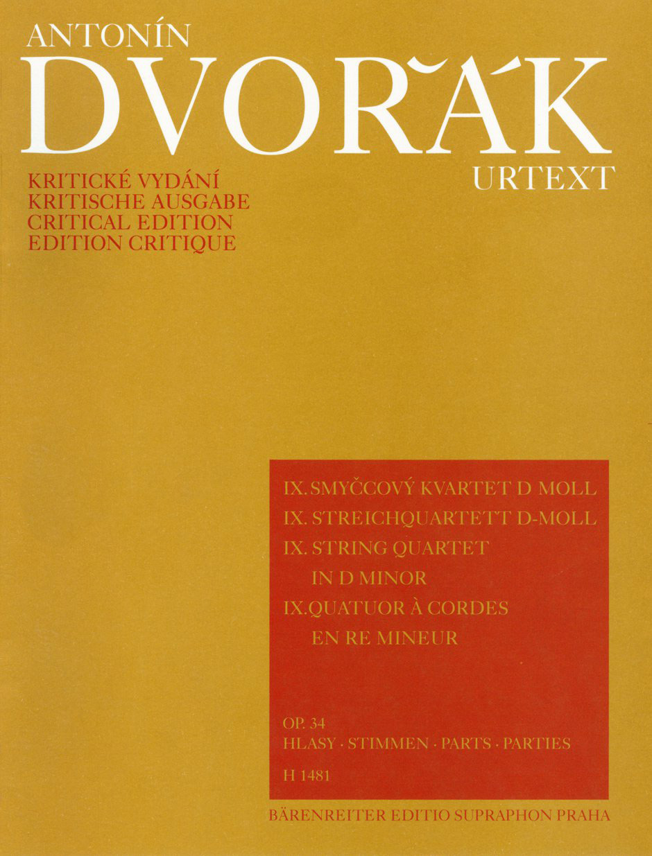 Vorderes Coverbild Streichquartett Nr. 9 d-Moll op. 34