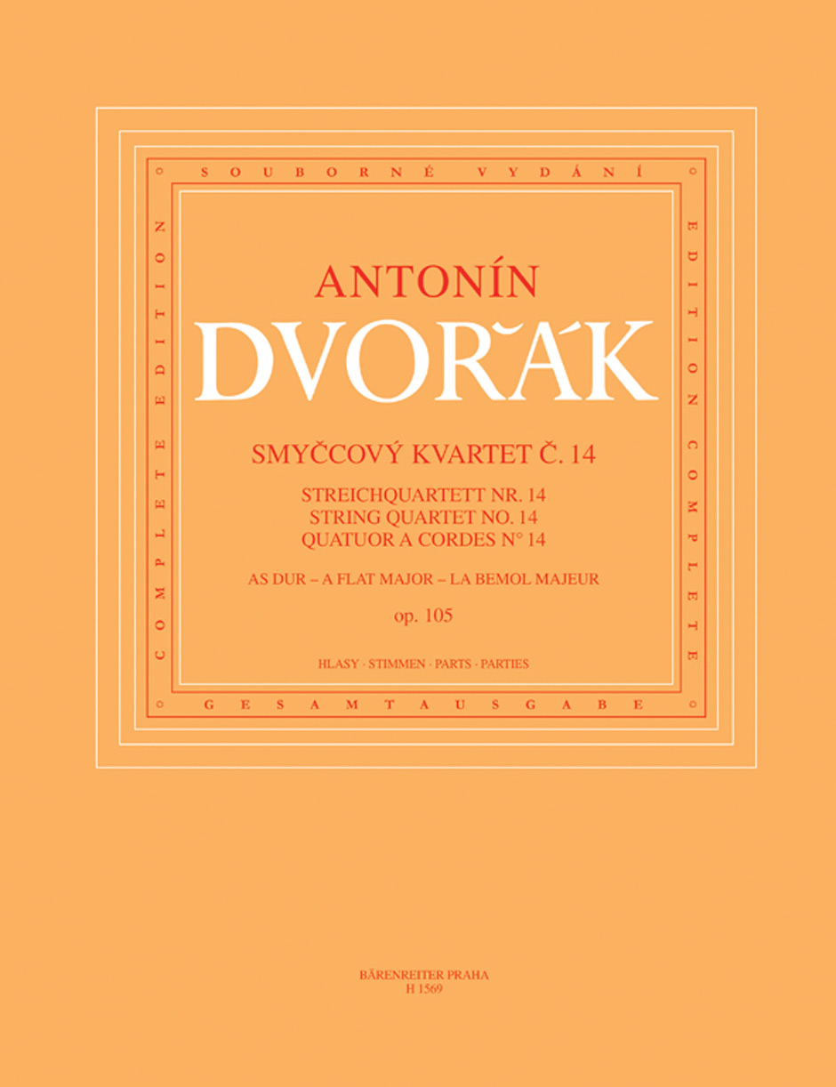 Vorderes Coverbild Streichquartett Nr. 14 As-Dur op. 105