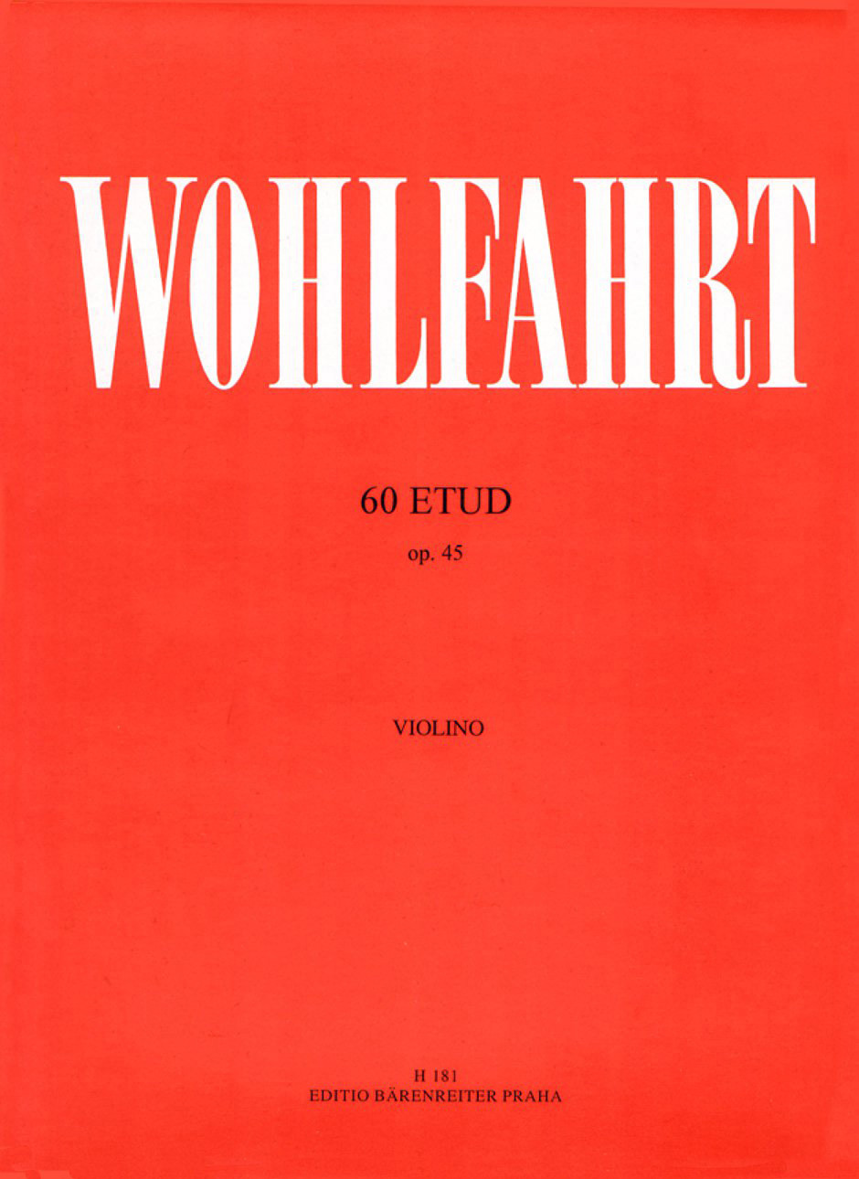 Vorderes Coverbild 60 Etüden für Violine op. 45
