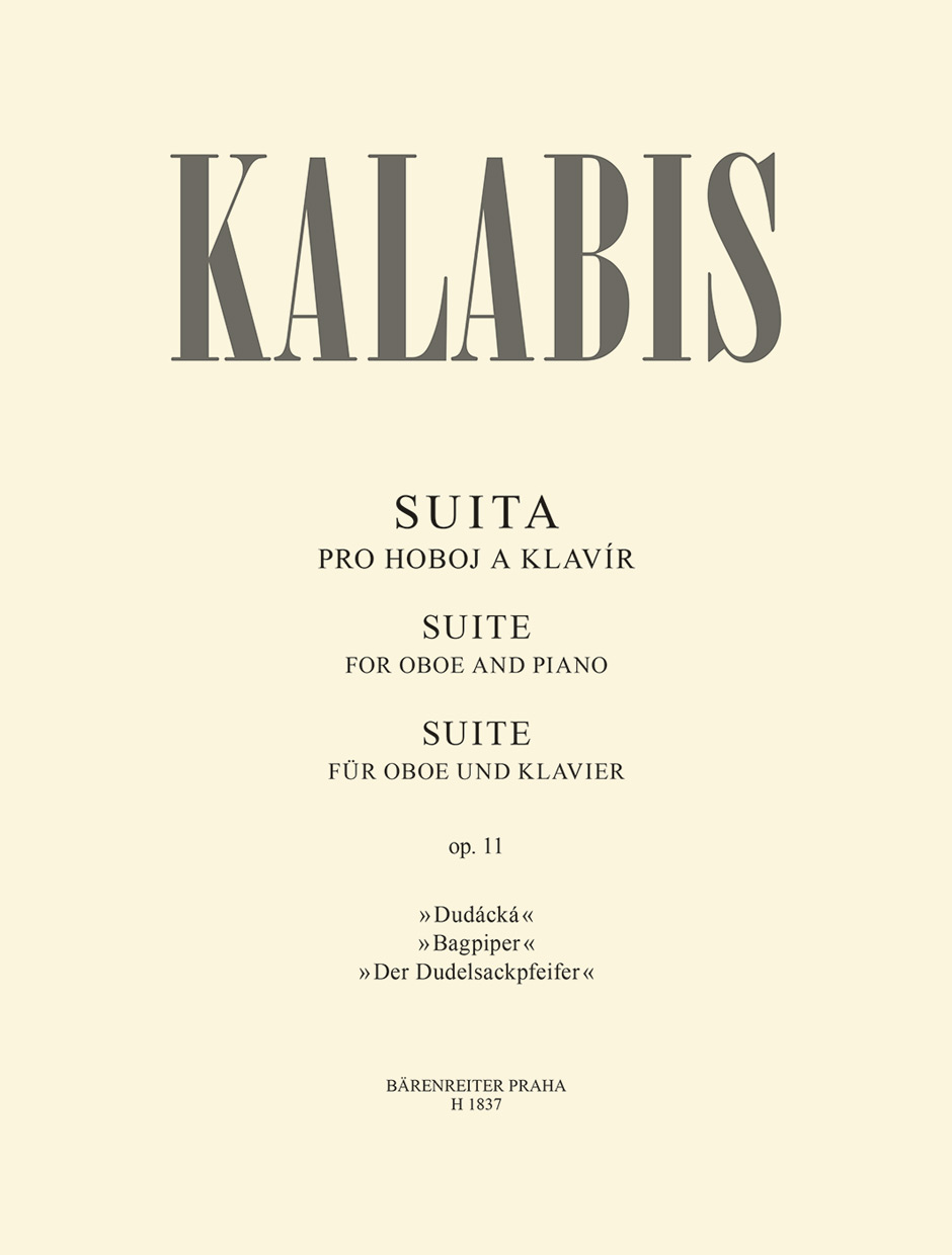 Vorderes Coverbild Suite für Oboe und Klavier op. 11 "Der Dudelsackpfeifer" (1953)
