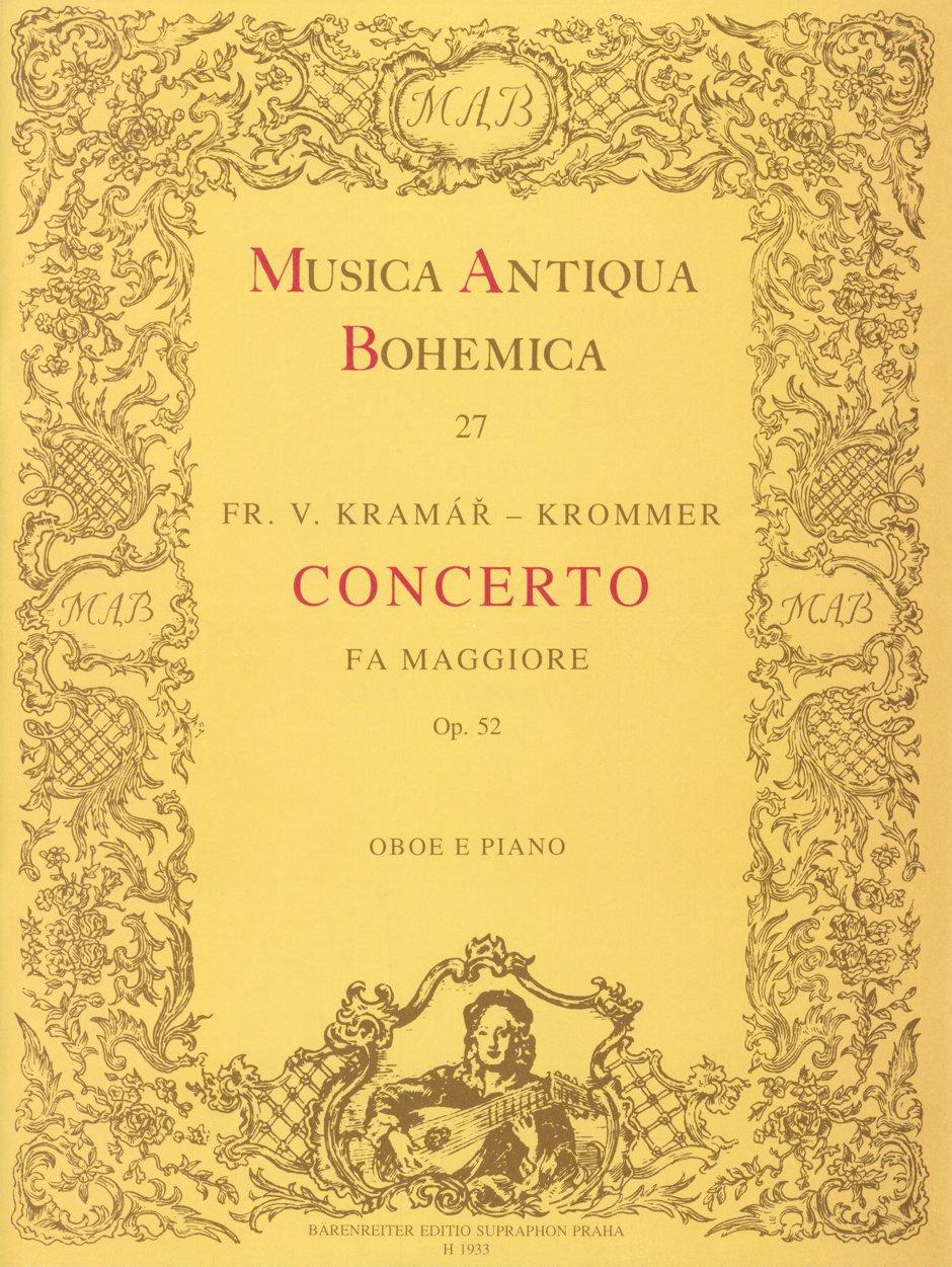 Vorderes Coverbild Konzert für Oboe und Orchester F-Dur op. 52