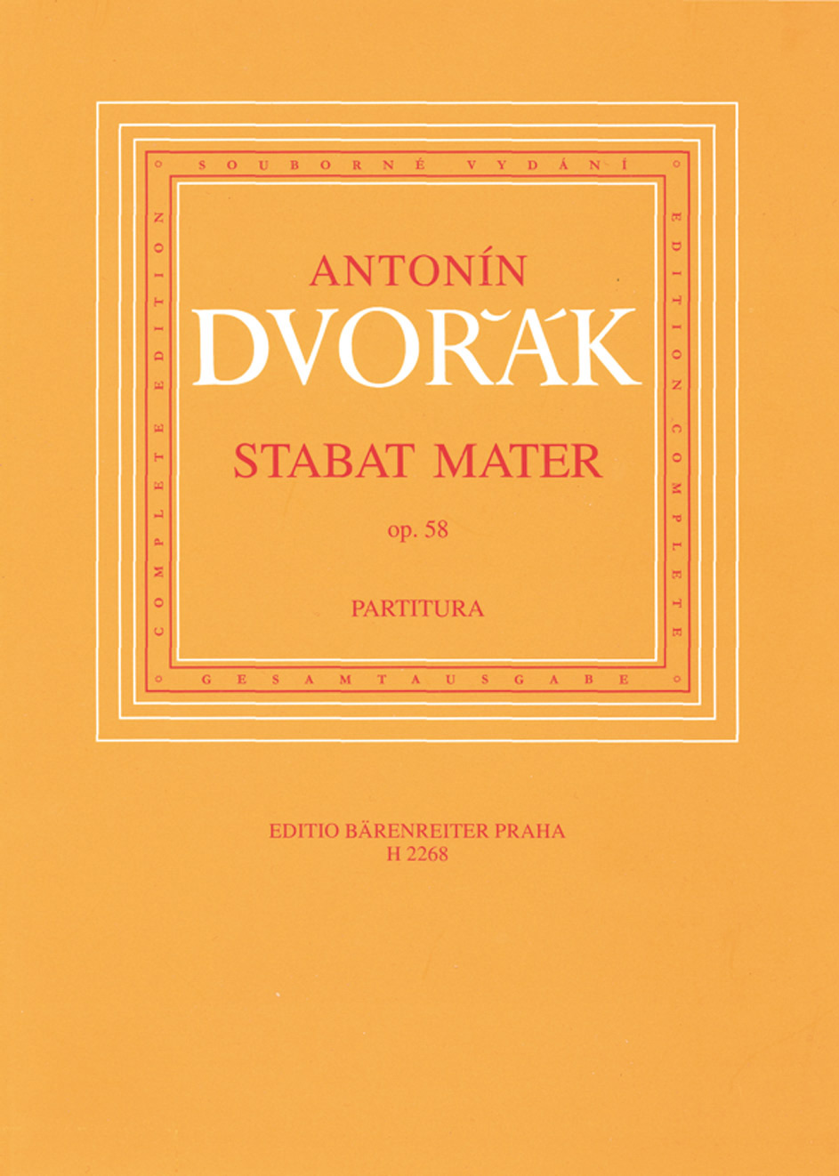 Vorderes Coverbild Stabat Mater op. 58