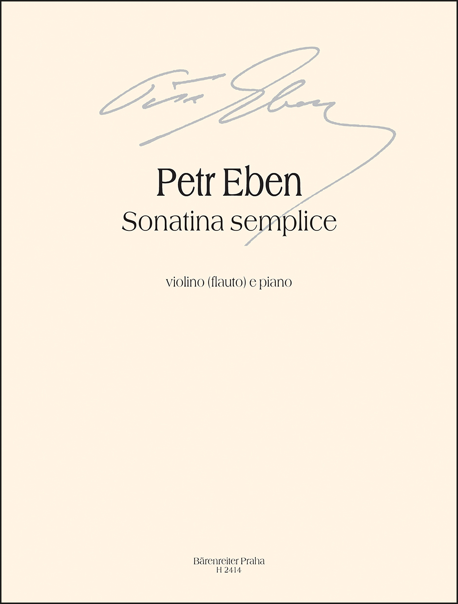 Vorderes Coverbild Sonatina semplice für Flöte oder Violine und Klavier