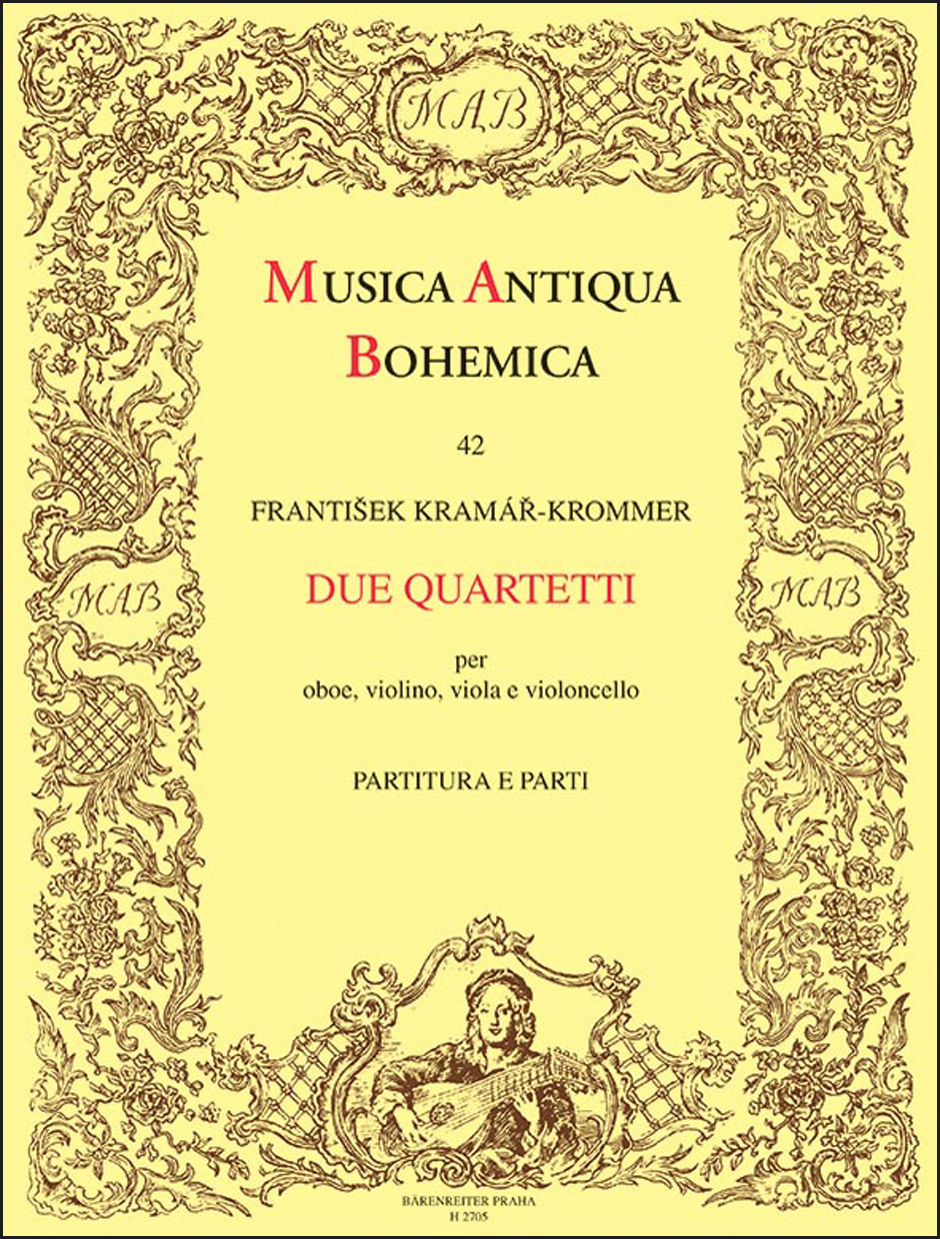 Vorderes Coverbild Zwei Quartette für Oboe, Violine, Viola und Violoncello